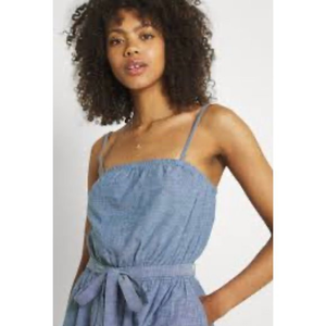 American Eagle Romper Blue Denim Look NWT  Chambray‎ Sleeveless Womens Size Sm